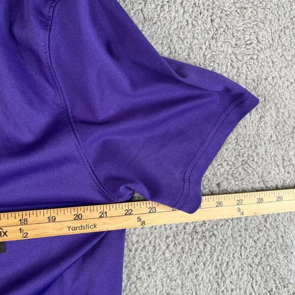 LeBron James T Shirt Men Large NBA Los Angeles Lakers LA Purple #23 Double Sided - Picture 7 of 8